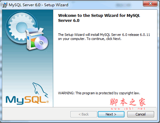 MySQL v6.0.11 32位 for Windows 官方正式版(附安装教程)