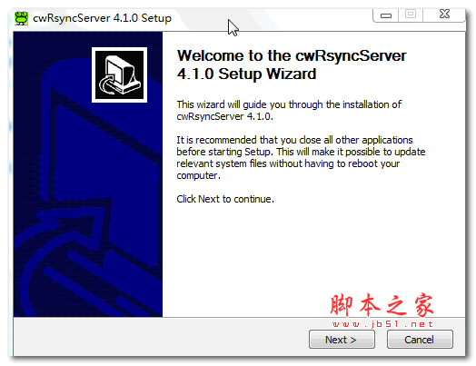 cwRsync(Rsync for Windows)服务端&客户端 v5.4.1 x86 英文安装免费版