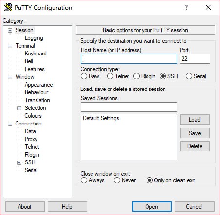 PuTTY远程桌面