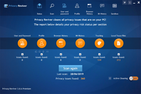 Privacy Reviver Premium(电脑隐私保护软件) v3.9.2免费版
