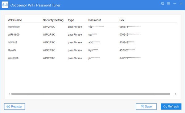 Cocosenor WiFi Password Tuner(WiFi密码恢复软件) v3.1.1官方版