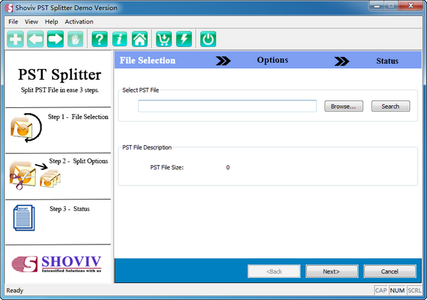Shoviv PST Splitter(PST文件拆分) v18.09官方版