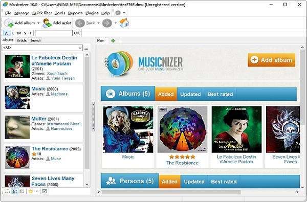 Musicnizer(音乐专辑管理工具) v10.0官方版