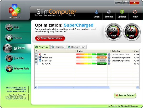 SlimComputer(软件强力卸载工具) v1.0.5官方版
