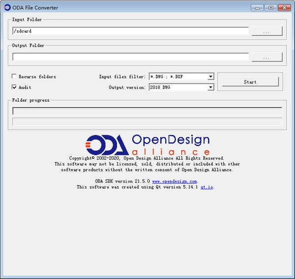 ODA File Converter(cad转低版本软件) v21.5.0免费版