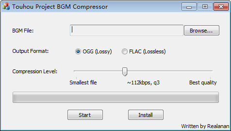 Touhou Project BGM Compressor v1.0免费版
