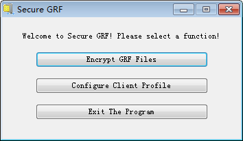 Secure GRF(GRF加密软件) v1.0免费版
