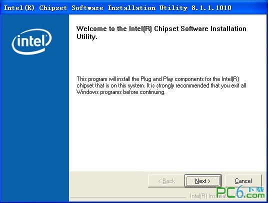 sm总线控制器驱动(Intel Software Installation Utility) v8.1.1.1010