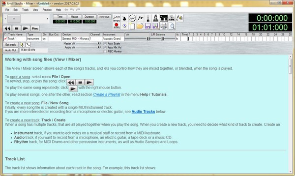 MIDI专业制作软件(Anvil Studio) v2020.06.03官方版
