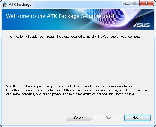 华硕ATK Package驱动 v1.0.0033官方版