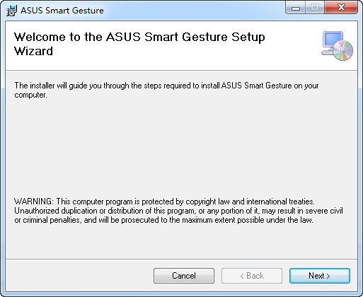 ASUS Smart Gesture v2.2.14官方版(Win7/Win10)